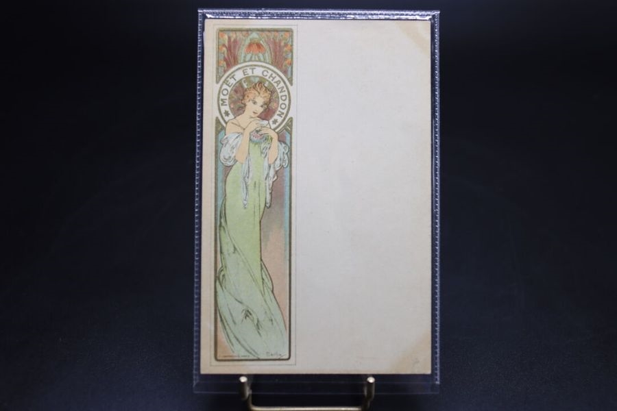 Alphonse Mucha | Une carte postale horizontal et timbrée et oblitérée ...