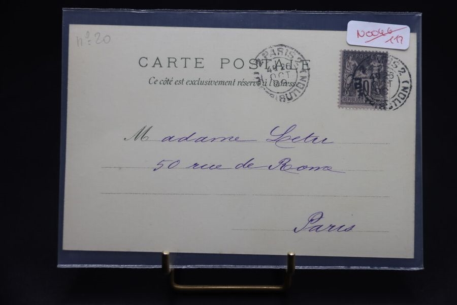 Alphonse Mucha | Une carte postale horizontale timbrée et oblitérée ...