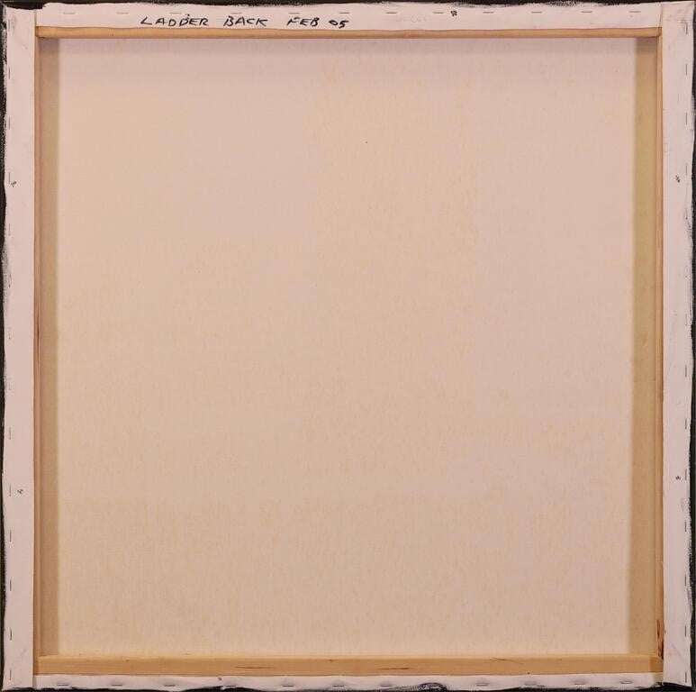 Artwork by Ron McFadyen, LADDER BACK; 2005, Made of acrylic on canvas