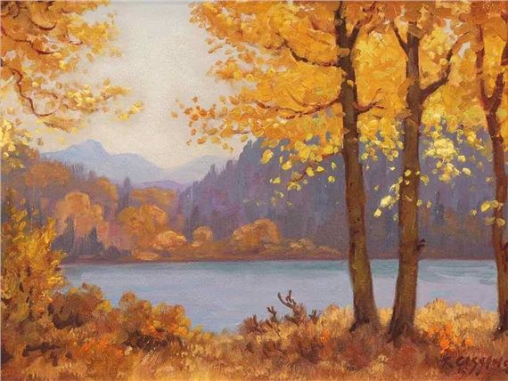 AUTUMN LEAVES; 1954 by Roland Gissing, 1954