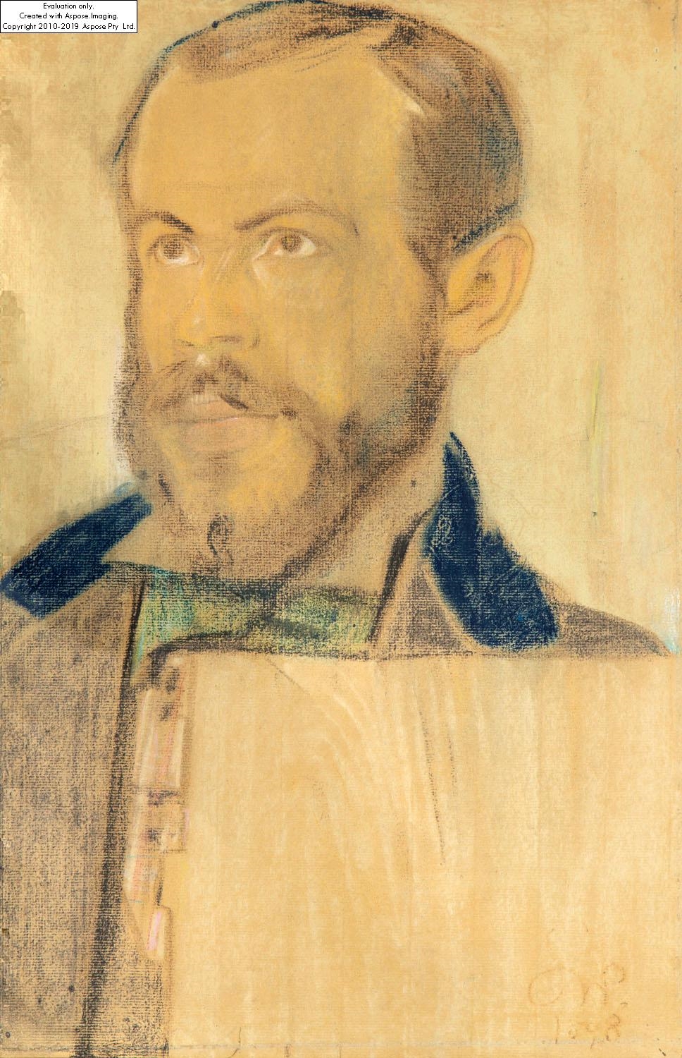 Portret malarza Zygmunta Badowskiego by Stanislaw Wyspianski, 1898