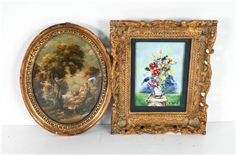 (2) DIMINUTIVE 20TH C. COMPOSITIONS INCL. VAN ROS - J. Talbot