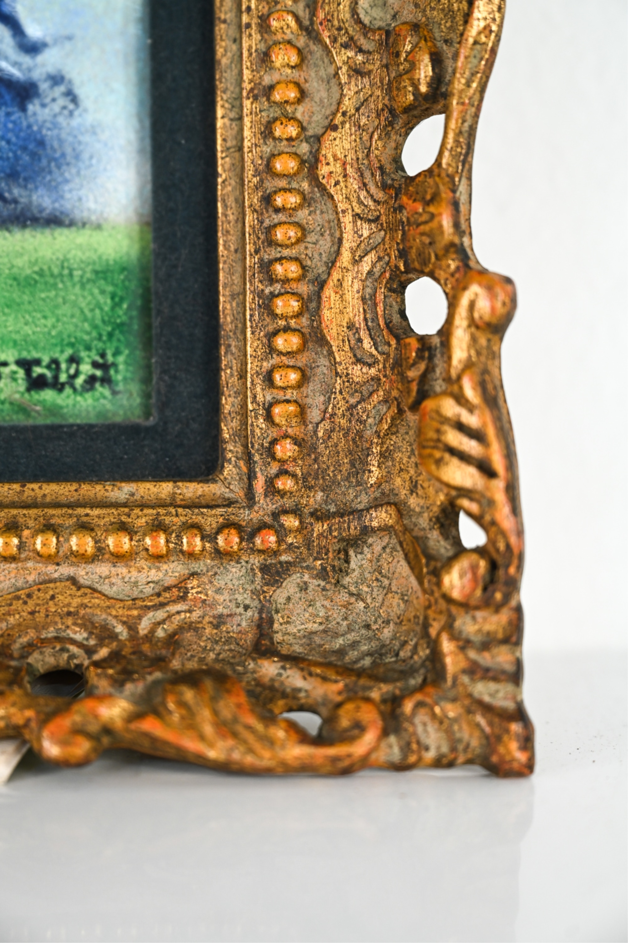 Artwork by J. Talbot, (2) DIMINUTIVE 20TH C. COMPOSITIONS INCL. VAN ROS, Made of Oil on copper