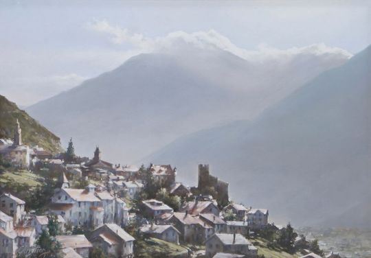 'Leuk - Catching The Morning Sun' by Christine Slade