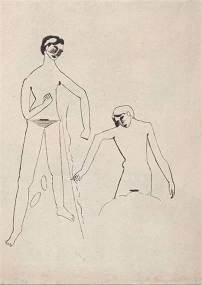 H by Willi Baumeister, 1919