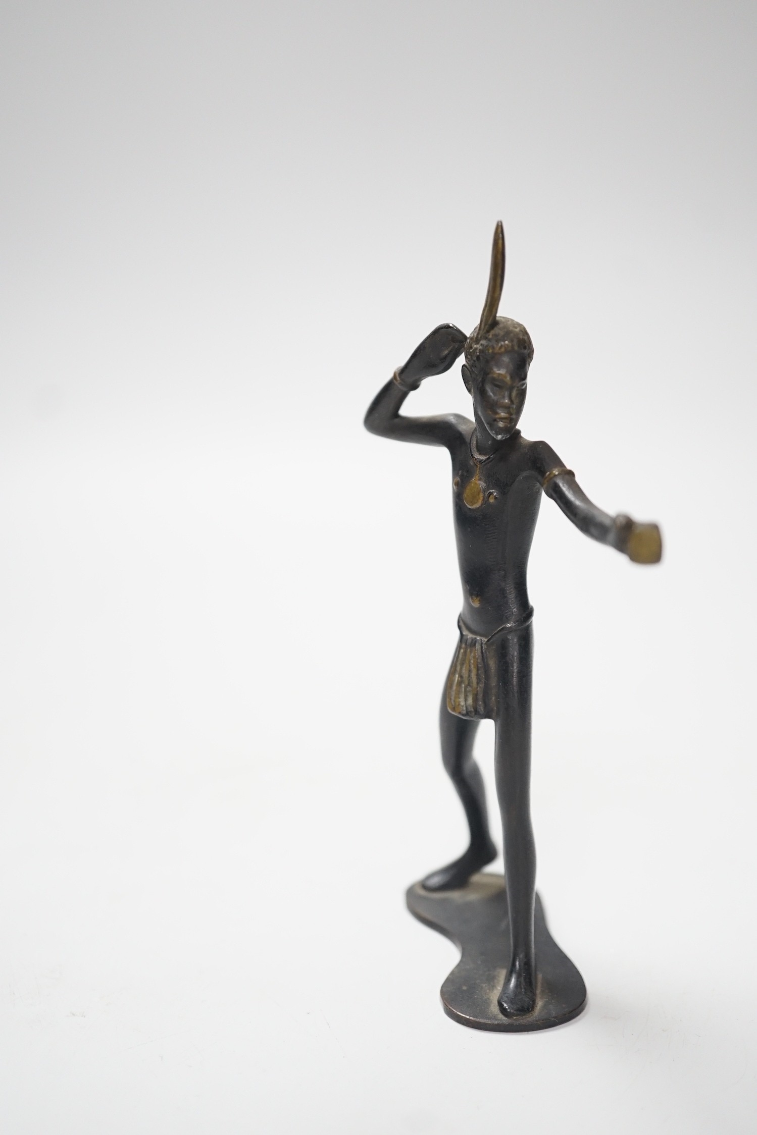 Richard Rohac | An Austrian patinated bronze figure of a tribesman by ...
