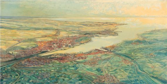 The Kiel Fjord by Gottfried Brockmann, 1926