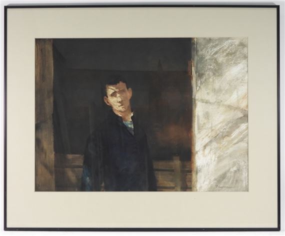 William Thomson | William Thomson Portrait of a Man WC Painting | MutualArt