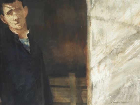 William Thomson | William Thomson Portrait of a Man WC Painting | MutualArt