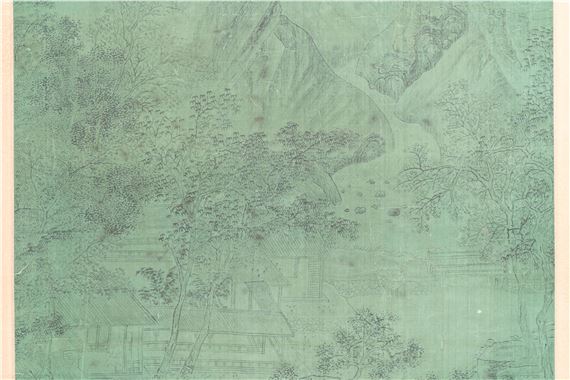 Li Cheng | Mountainous landscape with pine trees | MutualArt
