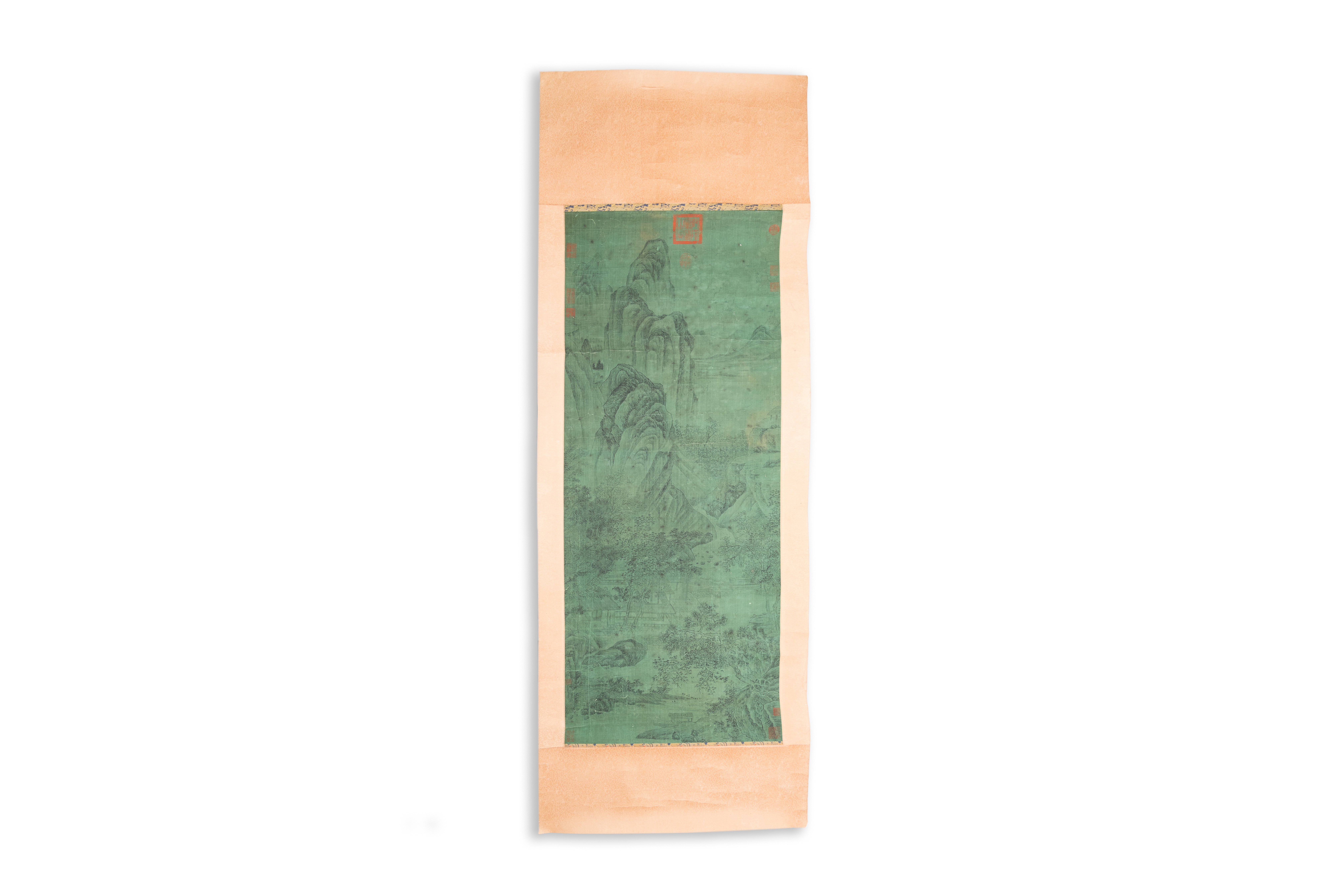 Li Cheng | Mountainous landscape with pine trees | MutualArt