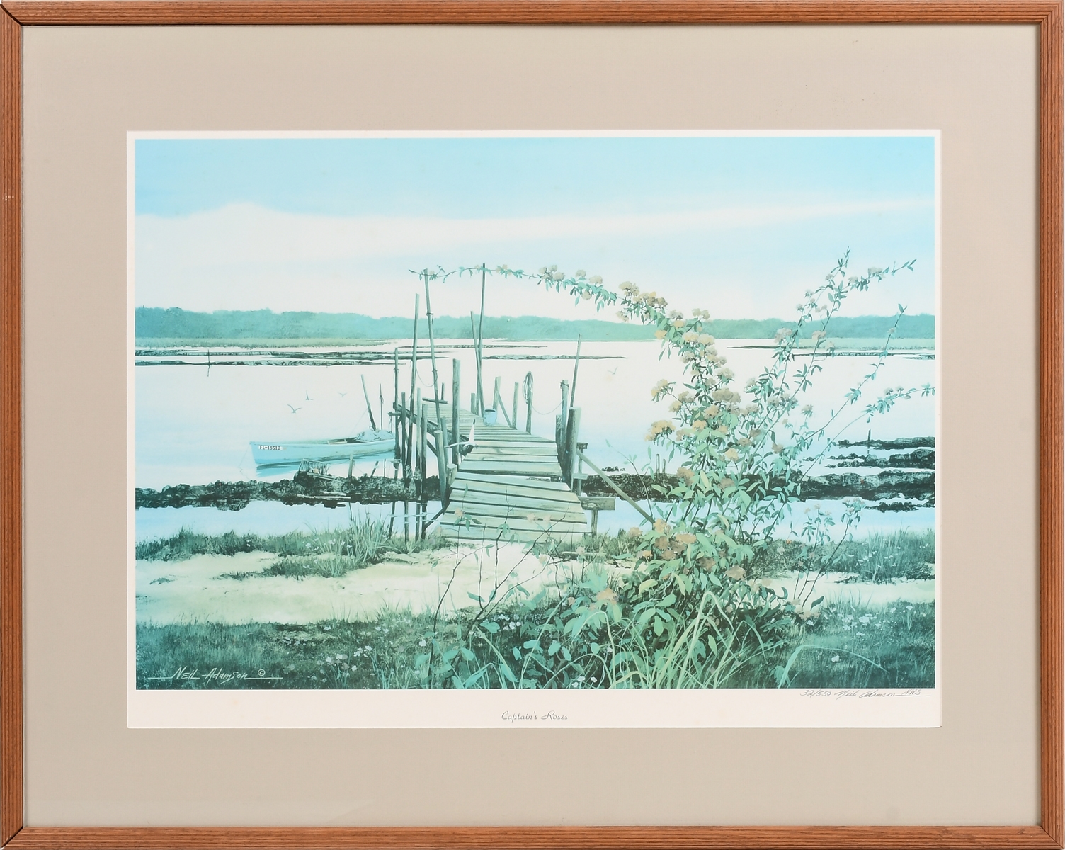 Neil Adamson | 1) Egrets in Flights, 2) Florida Dock Scene,3) ''Captain ...