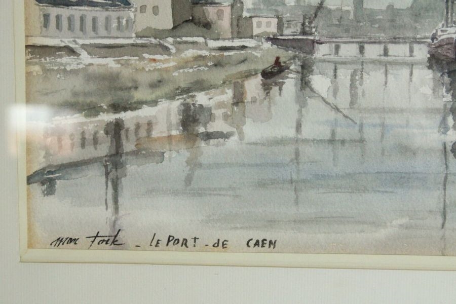 Max Forte | The port of Caen | MutualArt