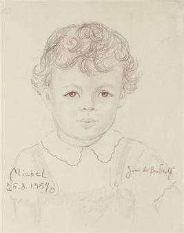 Michel as a child, 1954 - Joan de Breitholtz