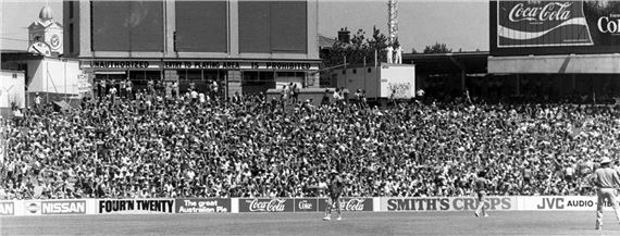 Australia vs Pakistan match at the Sydney Cricket Grounds by Anton Cermak, 1984