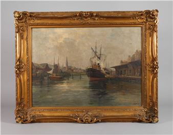 Hafenansicht - Ida Giesecke