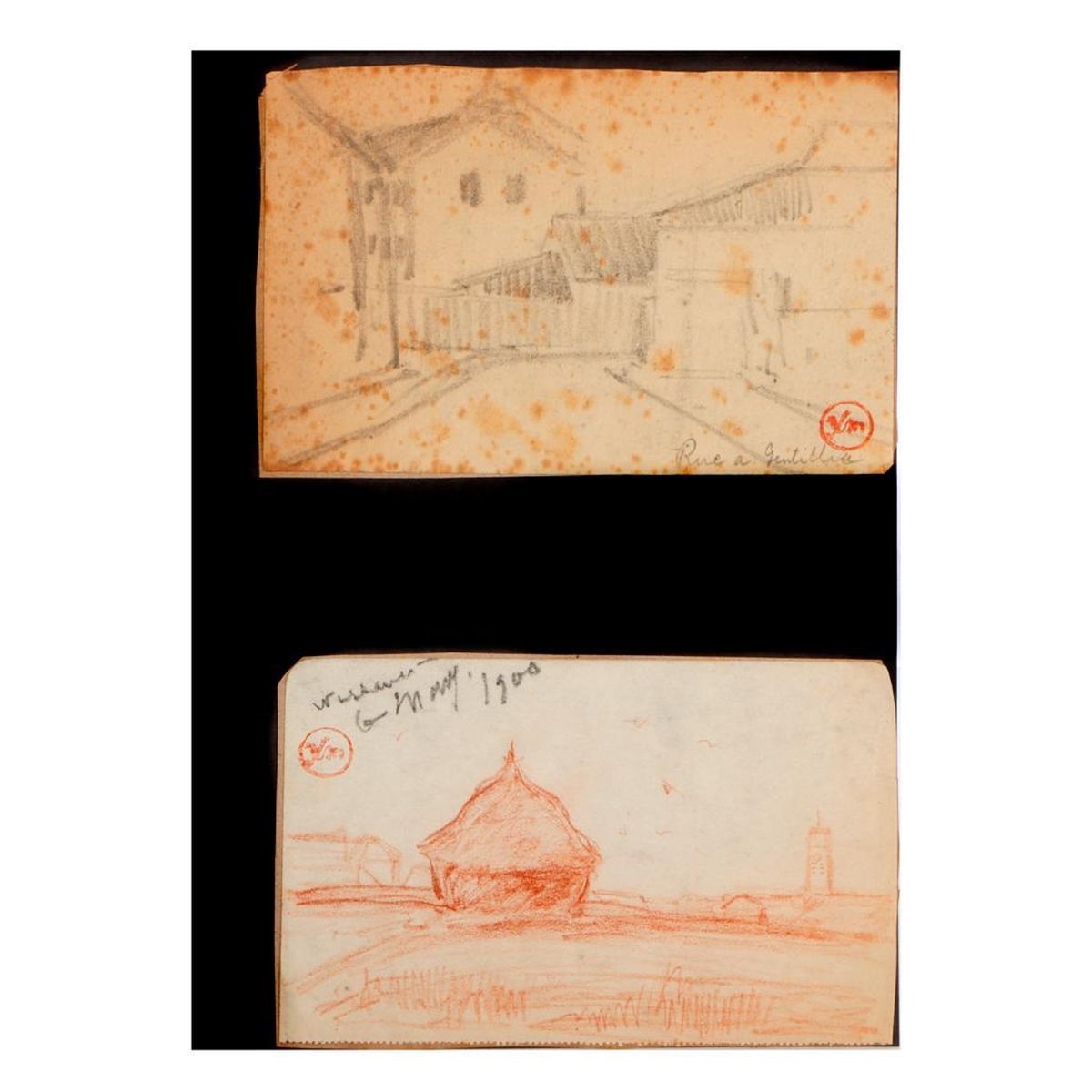 Xavier Martinez | A grouping of 16 sketches from Xavier Martinez's time