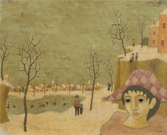 Sophie and the skaters by Alain Thomas, 1966