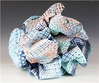 a block printed paper sculpture - Ian Dawson