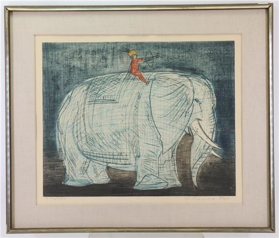 Scene of an archer mounted upon an elephant