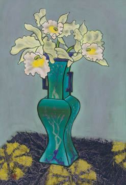 Orchid flower by Meiji Hashimoto