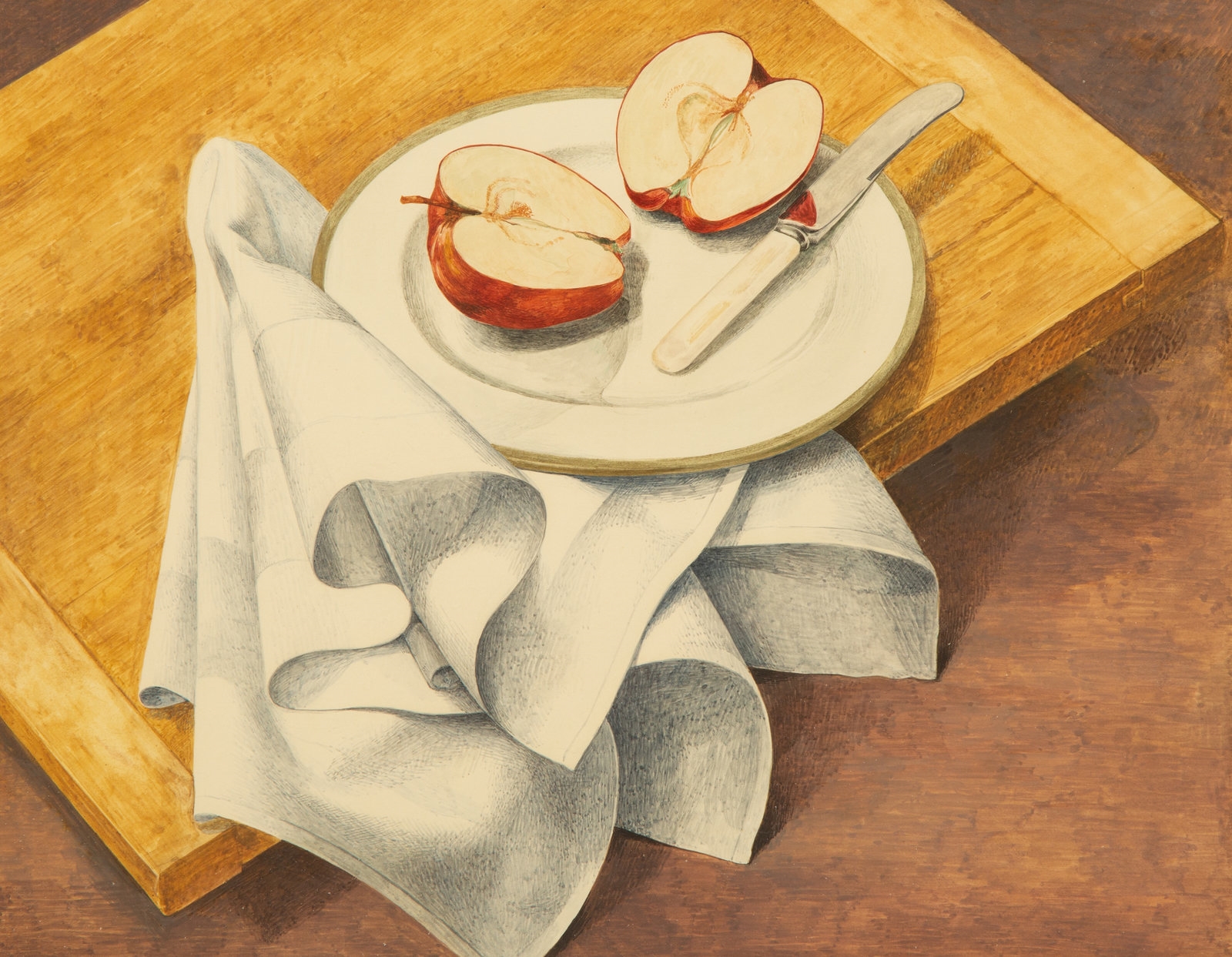 Martha Mayer Erlebacher | Still Life with Apple (1973) | MutualArt