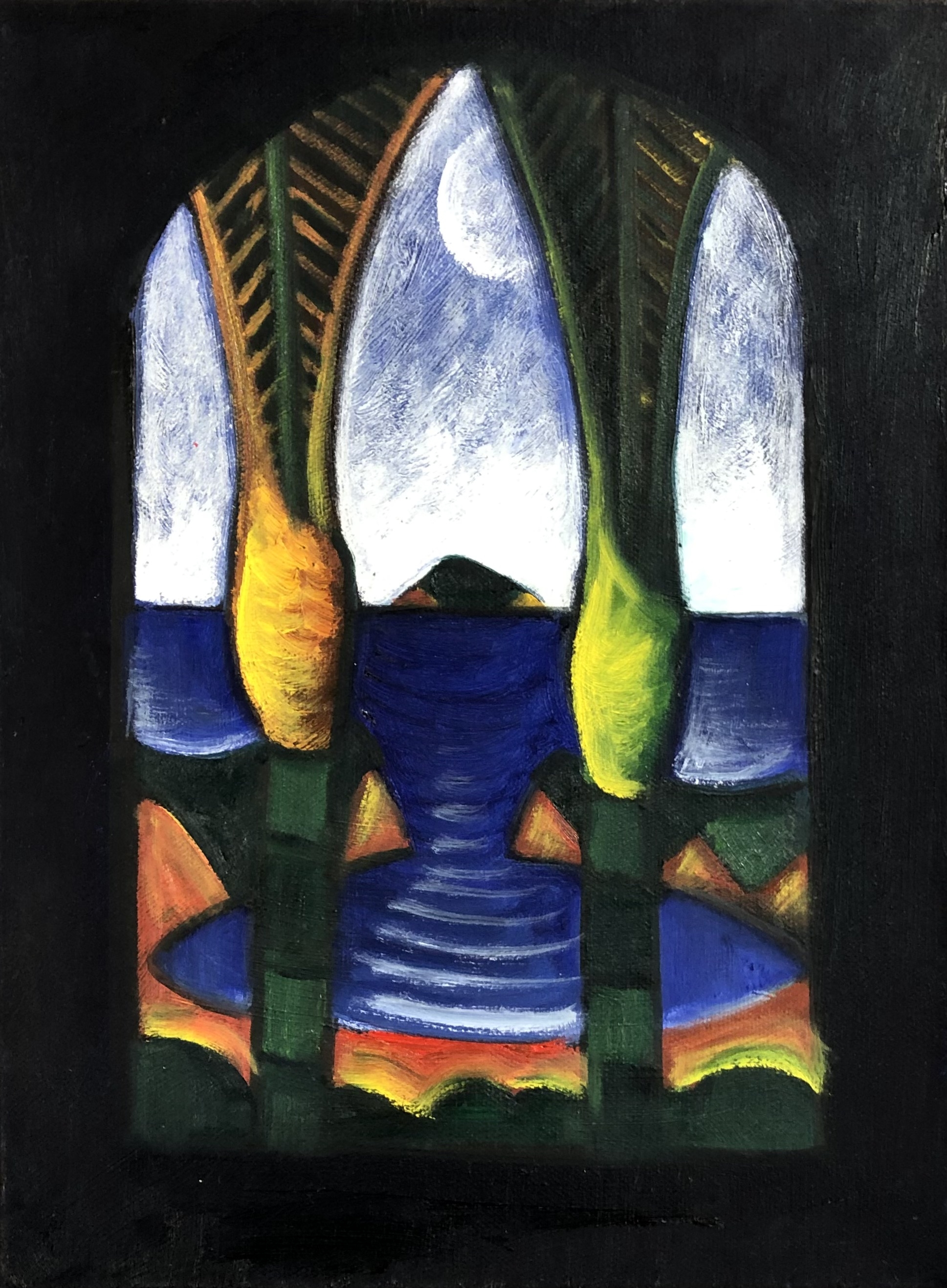 Dean Buchanan NIKAU VIEW (2020) MutualArt