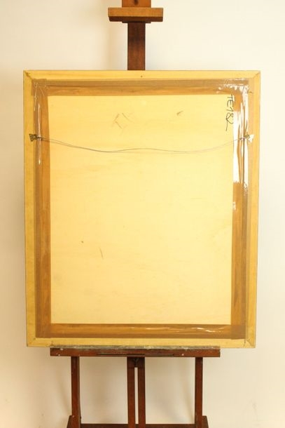 Artwork by Salvador González Olmedo, . "Young Woman with a Bouquet of Flowers" and "Young Woman with a Pink Skirt", Made of pastel drawings on paper