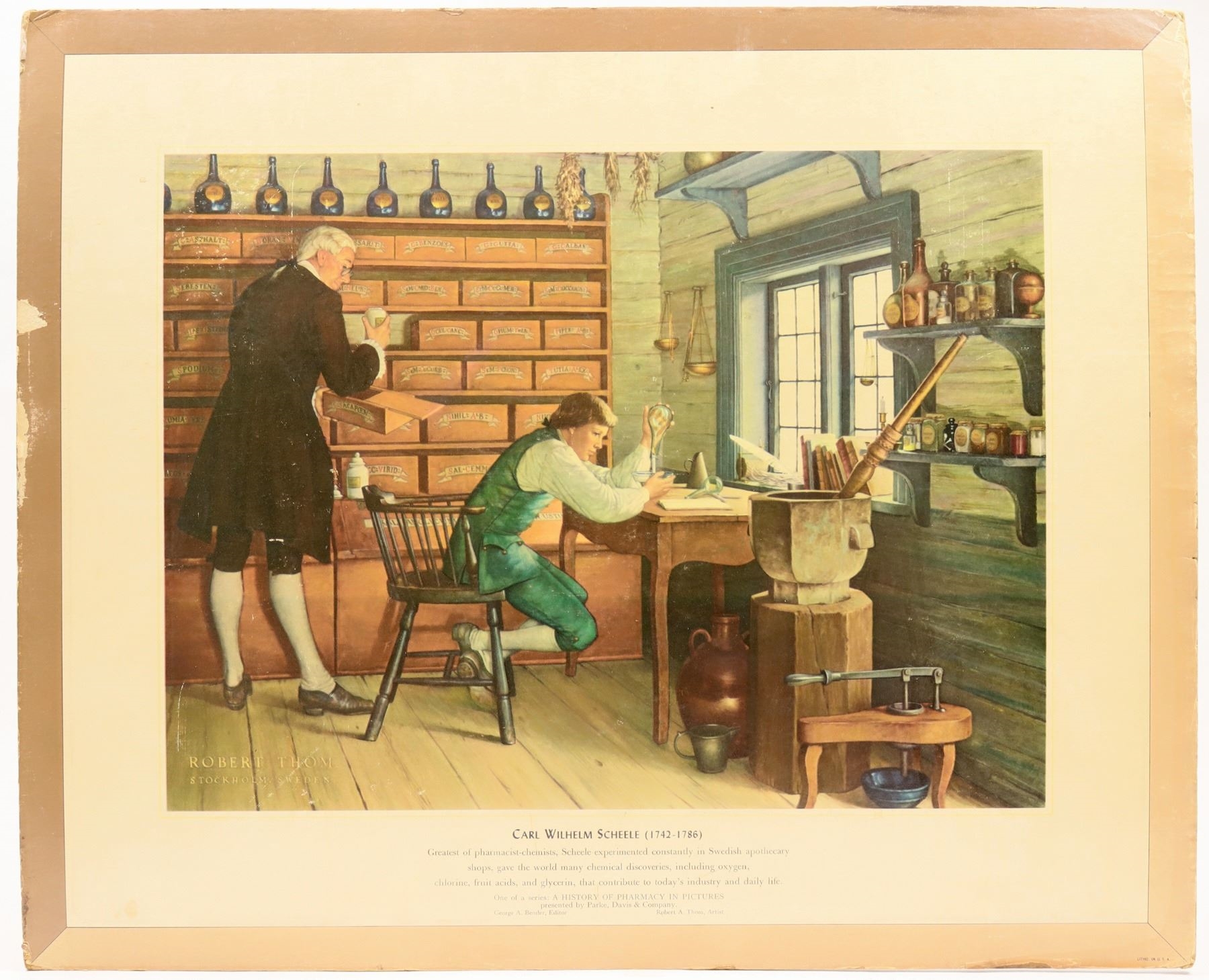 Robert Alan Thom | Apothecary Prints in American History by Artist ...
