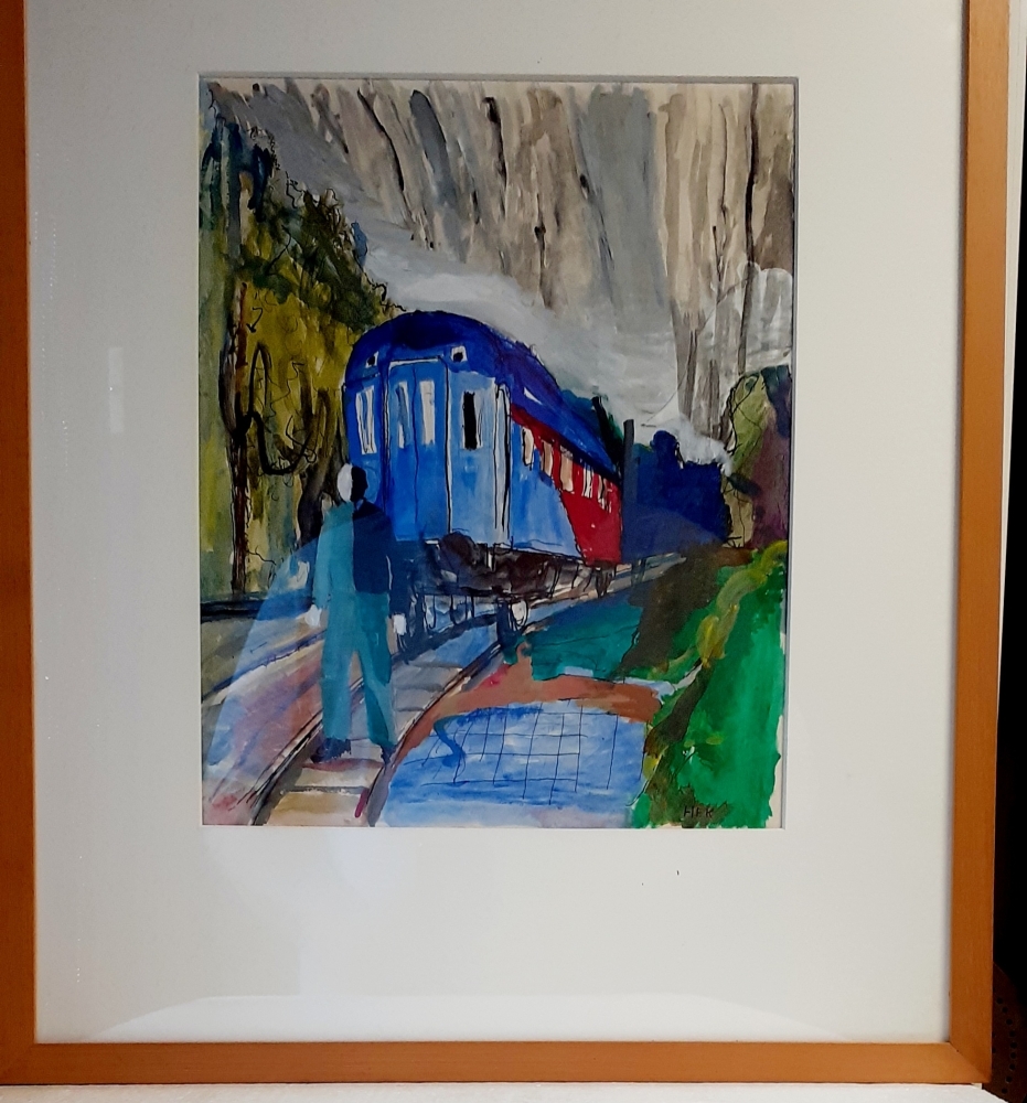 Hans Ebeling Koning | Hans Ebeling Koning, in front of the train (1998 ...