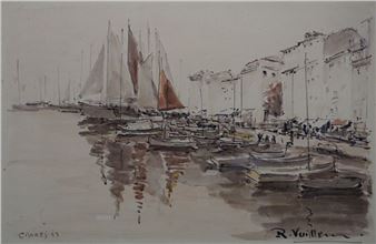 Port à Cannes - Roger Vuillem 
