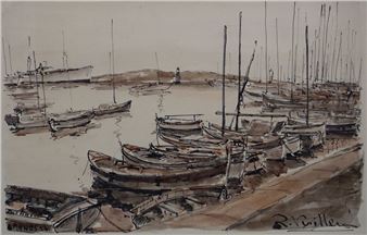 Port à Cannes - Roger Vuillem 