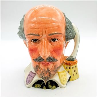 Shakespeare (Inkwell Handle) D6689 - Large - Royal Doulton Character Jug - Michael Abberley