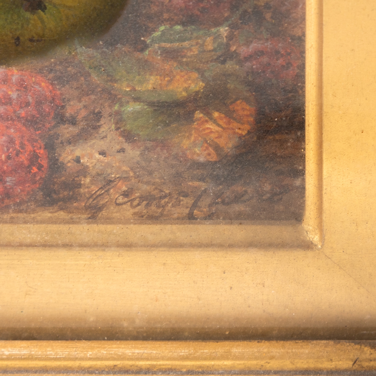 Artwork by George Claire, Still Life with Fruit, Made of Oil on canvas