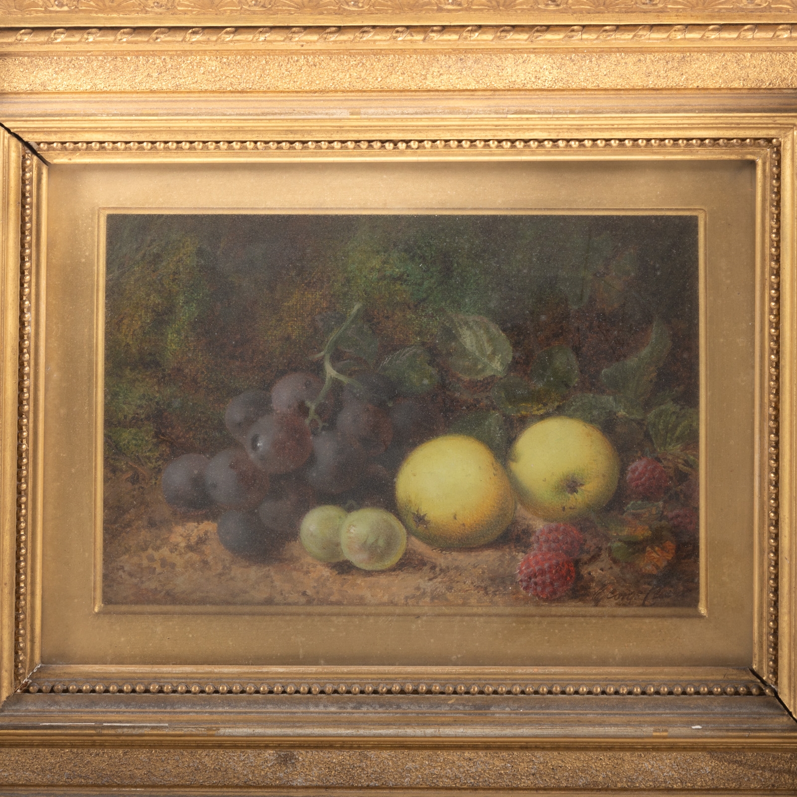 Artwork by George Claire, Still Life with Fruit, Made of Oil on canvas