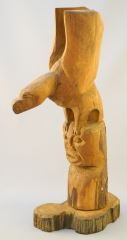 Northwest Coast Style Carving Signed David Bill - David Bill