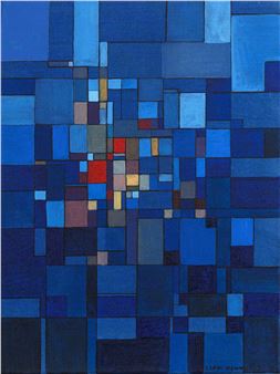 * LIAM HENNESSY (BRITISH b. 1981)BLUE SHIFT - Liam Hennessy