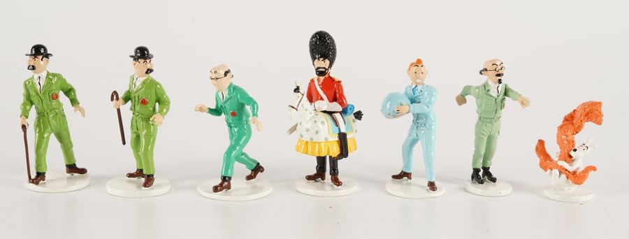 FIGURINE PVC MOULINSART Tintin Kuifje Herge 2011 Dupond Maillot De Bain