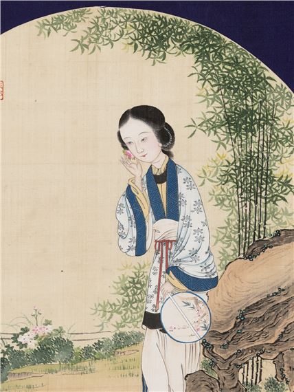 掛軸 唐物 掛け軸 中国美術 名画 肉筆保証 王雪濤 紙本 ZHU 書画横軸
