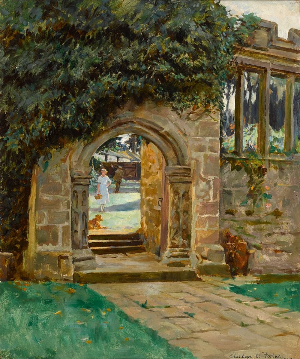 THE GARDEN GATE, 1925 by Stanhope Alexander Forbes, 1925