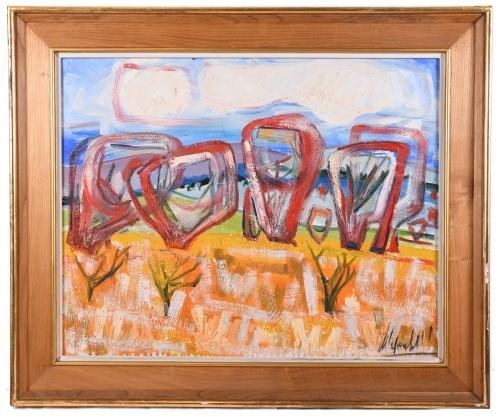 Artwork by Manuel Capdevila Massana, CAMP GROC, Made of Oil on canvas