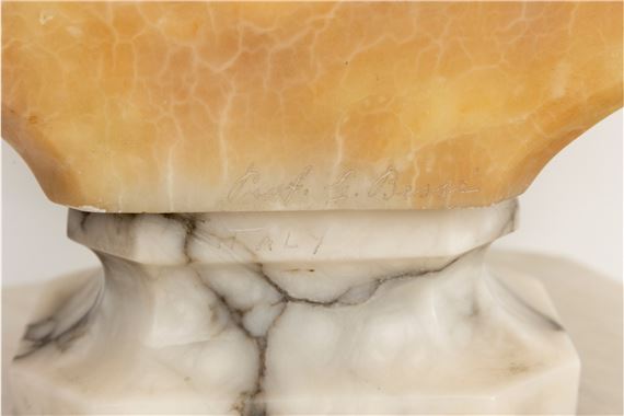 Giuseppe Bessi | Giuseppe (Professor) Bessi Signed Italian Marble