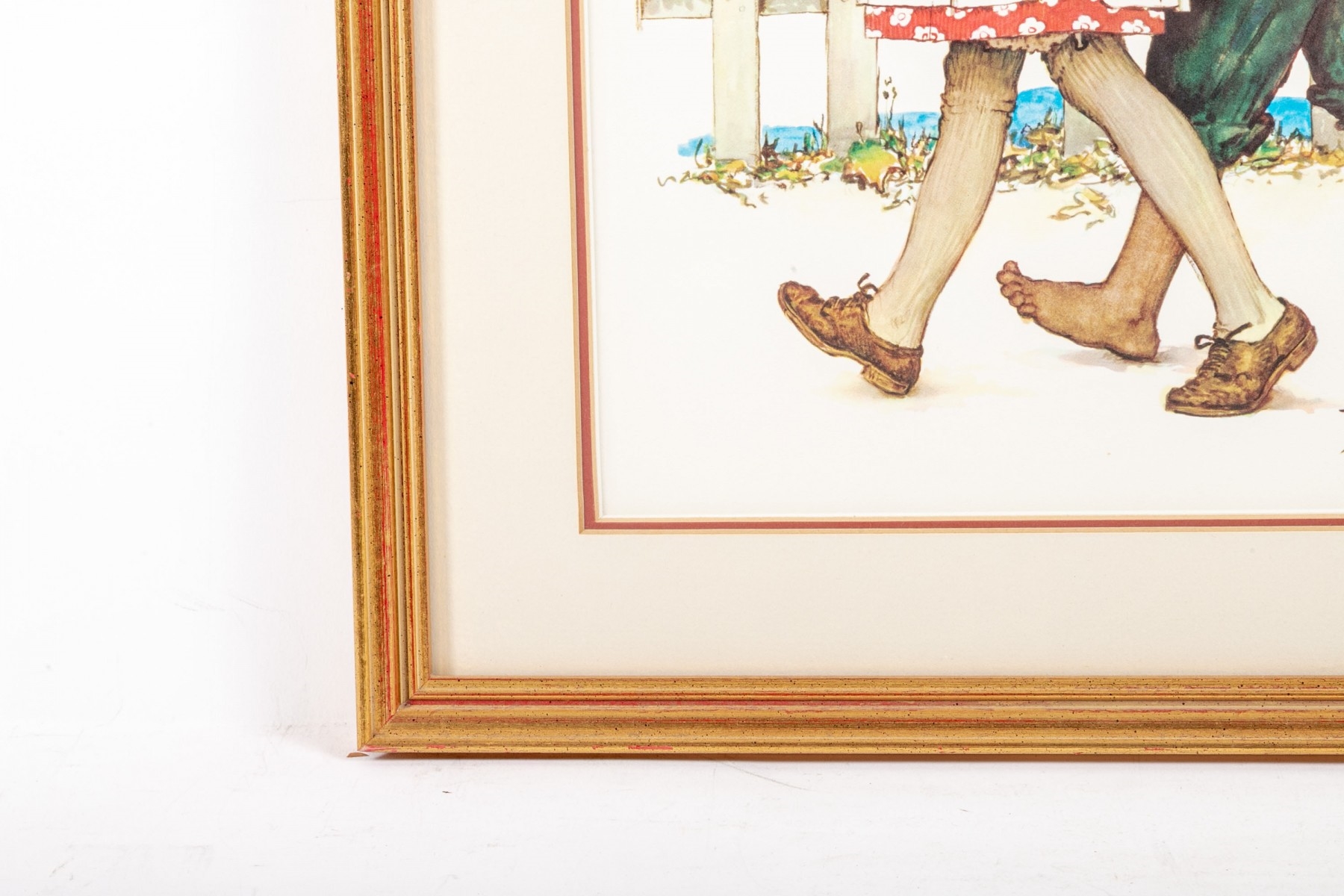 Norman Rockwell | Young Love: Walking to School | MutualArt