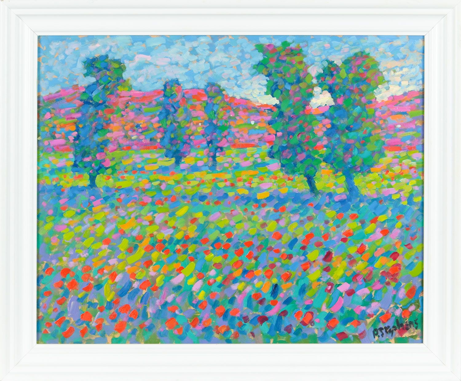 Paul Stephens | POPPY FIELDS, SUMMERS DAY | MutualArt