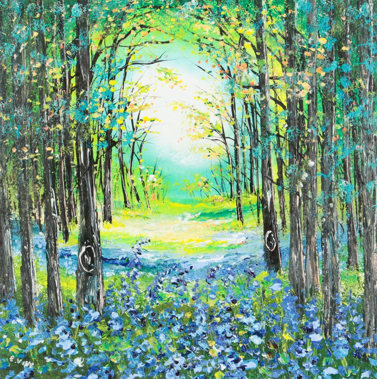 Evelina Vine | BLUEBELL WOOD | MutualArt