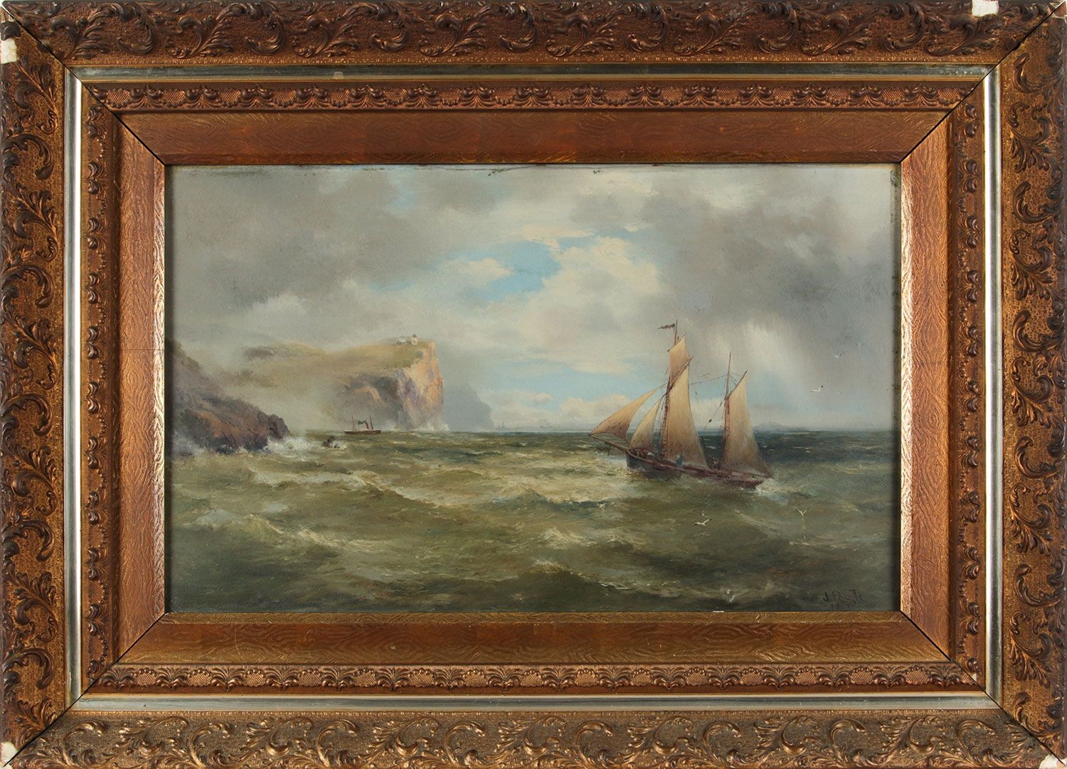 James Peele | BRAVING THE SWELL (1897) | MutualArt