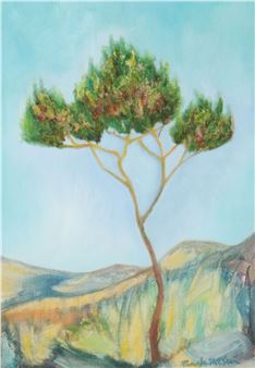 TREE ON A HILLSIDE - Pamela McClean