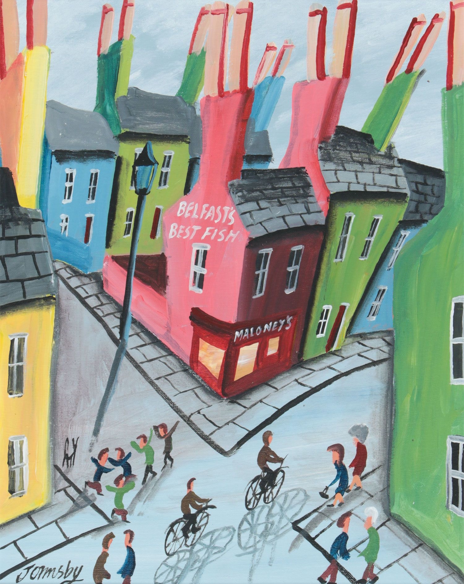 John Ormsby BELFAST'S BEST FISH MutualArt