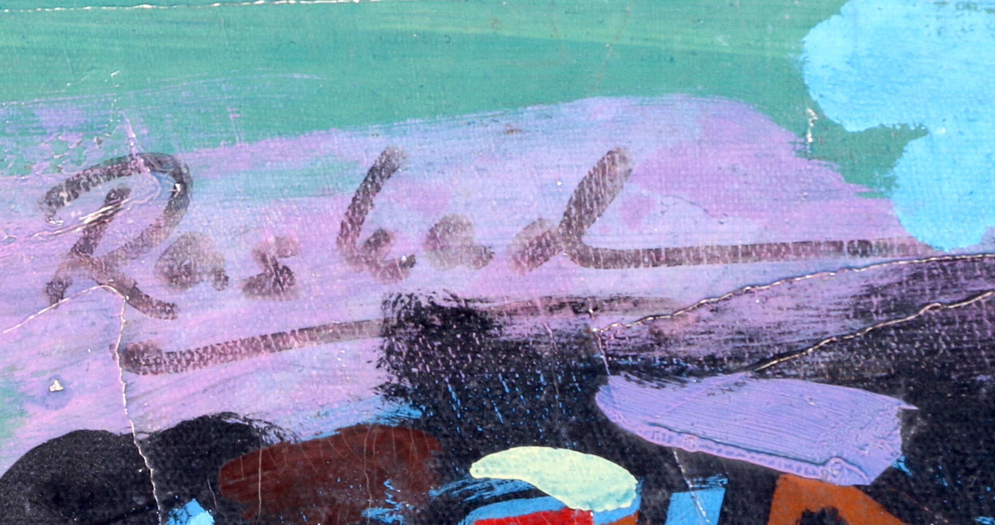 Artwork by Rashad, DOUBLE PORTRAIT, Made of oil on canvas on board