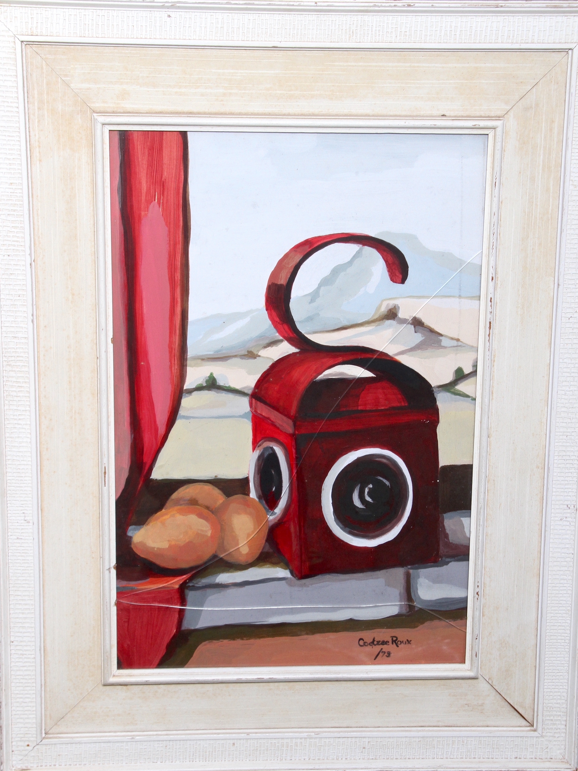Coetzee Roux | STILL LIFE WITH RAILWAY LAMP | MutualArt